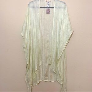 Women’s New with tags Free People Duster Ivory color one size fits most. Boho
